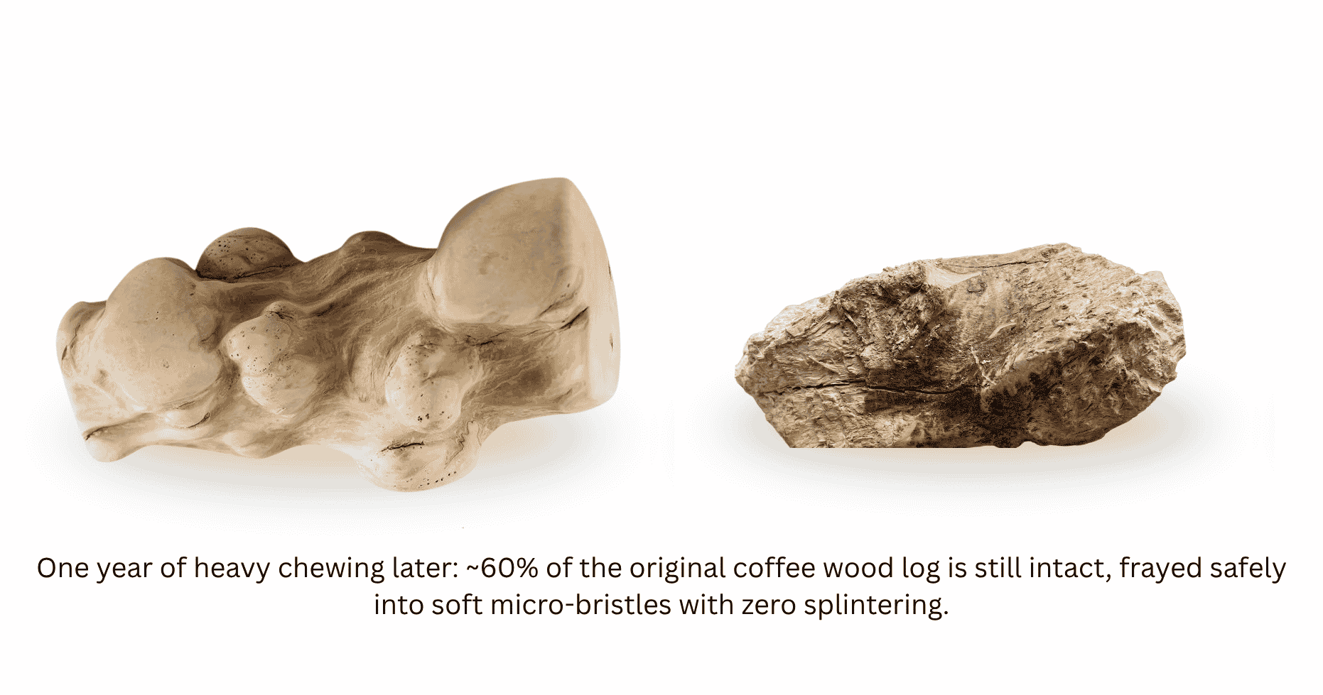 safe coffee wood chews for dogs